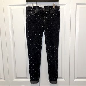 Current/Elliott Polka Dot Jeans